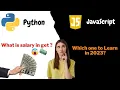 Python vs JavaScript in 2023 Python vs Javascript - Which should you learn python vs javascript