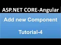 Add New Component in Angular ASP NET CORE