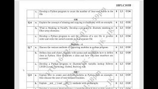 1st year 2025 Scheme python programming 1BPLC105B VTUPAPERS