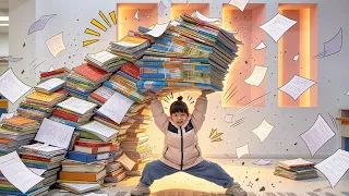 女儿这个比喻太真实了，不同国家安排的作业果然不一样，最后一个知道在说谁吗！！【小小露兮】