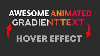 CSS Glowing Text Hover Effects Quick HTML CSS Tutorial For Beginner