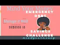 My EMERGENCY FUND DEBT and 10 GRAND SAVINGS CHALLENGE TRACKER IN EXCEL