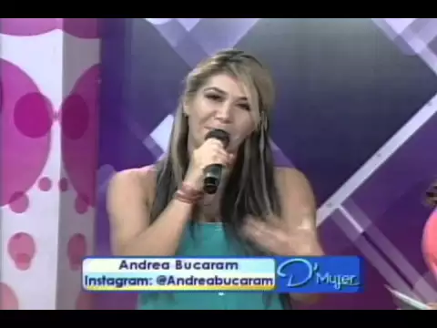 Andrea Bucaram Cantante