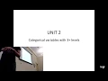 Unit 2 Multiple comparisons