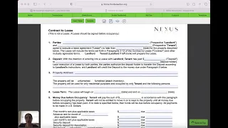 How to fill out a Rental Offer - Contract to lease Florida