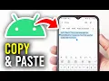 How To Copy and Paste Text In Android - Full Guide