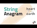 String Anagram C program Bangla