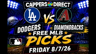 Dodgers vs Diamondbacks FREE MLB Pick Prediction MLB Betting Picks Today 26