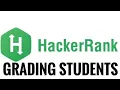 HackerRank Problem Grading Students Pyhton