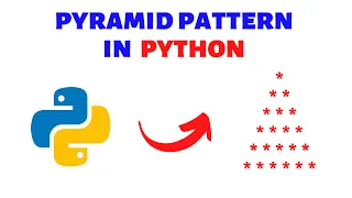 Print stars in pyramid shape Triangle Python Patterns Pyramid pattern