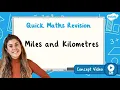 How Do You Convert Between Miles and Kilometres KS2 Maths Concept for Kids