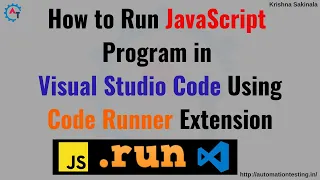 How To Run JavaScript Code Using CodeRunner Extension in Visual Studio Code VS Code Extension