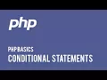 Web Development - PHP Basics Conditional Statements