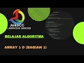 belajar algoritma 9 1 Array 1 Dimensi bahasa Indonesia
