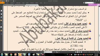 برنامج اكسل تكنولوجيا الثاني متوسط منهج سوداني 