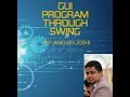 How to create GUI application by using Java Swing