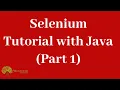 Selenium Tutorial Part 1