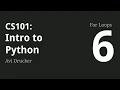 CS101 For Loops