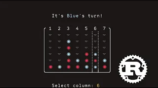 The smoothest CLI connect 4 you ve ever seen in Rust