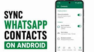 How To Sync WhatsApp Contacts On Android