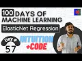 ElasticNet Regression Intuition and Code Example Regularized Linear Models