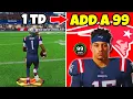 Score A Touc own Add A 99 Overall To The Patriots