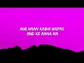 Aditya Bhardwaj  - Bye (Lyrics)