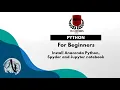 Python Tutorial for Beginners Python Installation Anaconda Urdu Hindi