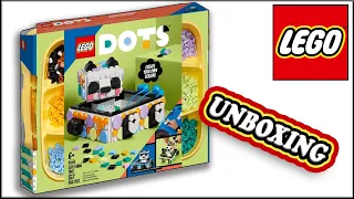 Lego DOTS 41959 Cute Panda Tray Unboxing