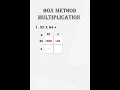 Master Box Multiplication Easy 2-Digit Vedic Math Trick Quick Tips