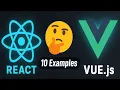 React vs Vue 10 Examples You Need to Know