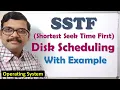SSTF Disk Scheduling Algorithm in Operating System Shortest Seek Time First Algorithm OS