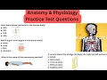30 Anatomy and Physiology Practice Test Questions and Answers Bones Body Organs Positions