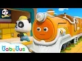 Download Lagu Bravo Steam Train Delivers the Cargo |  Little Panda Courier | Train, Bus, Car Song | BabyBus