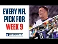Brady Quinn Pete Prisco make EVERY WEEK 9 NFL Pick CBS Sports