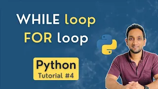 WHILE loop and FOR loop in Python LOOP statements in Python Python Tutorial for Beginners