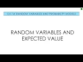 Applied Stats 14 1 Random Variables and Expected Value