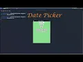 Calendar GUI - Date Picker using Tkinter Python Mini Project