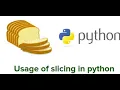 Python Slicing Reverse String Program