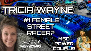 TRICIA WAYNE IS SHE THE FEMALE RACER JJ DA BOSS AND TRICIA ARE UNSTOPPABLE MEMPHIS STREET OUTLAWS