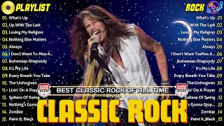 ACDC, Guns N Roses, U2, Aerosmith, Queen, Bon Jovi, Metallica 🔥 Best Classic Rock Songs 70s 80s 90s