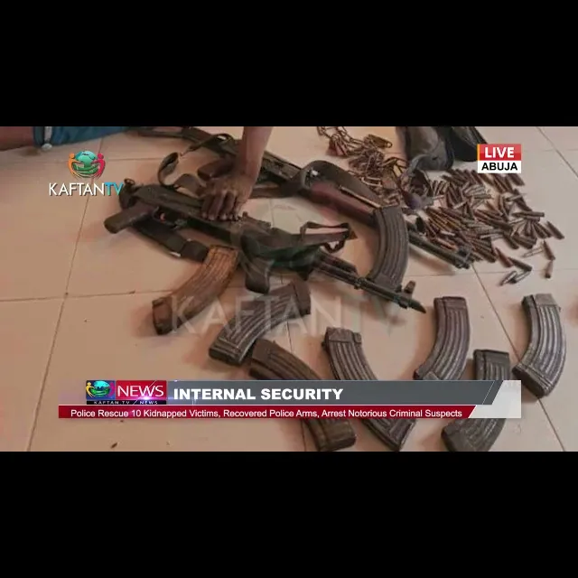 Police Rescue 10 Kidnapped Victims, Recovered Police Arms, Arrest Notorious Criminal Suspects