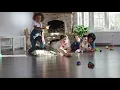 Molyneaux Tile Carpet Wood Grand Re-Opening Sale Family Playing on Floor