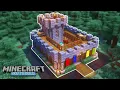 Minecraft How to Build a Small Castle Small Survival Castle Tutorial
