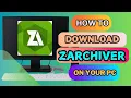 Lagu Install ZArchiver on PC | Quick and Easy Setup Guide