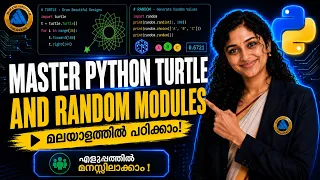 Python Programming Random Turtle Modules Free Malayalam Course BTech CBSE BSc MCA MSc