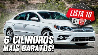 10 CARROS COM 6 CILINDROS MAIS BARATOS DO BRASIL! (by membros)