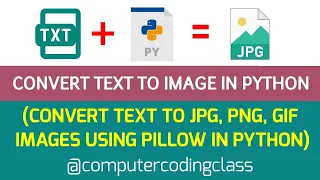 How to Convert Text to Image in Python Python Create Image with Text Pillow Python Create Image