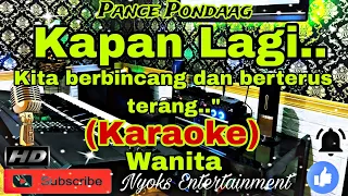 ada rindu untukmu pance pondaag karaoke nada wanita b do