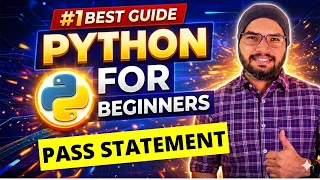 Pass Statement in Python Python Tutorials For Beginners